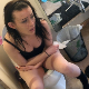 I take a powerful pee accompanied by a firm poop that comes out in several pieces, recorded bright and clear with good lighting between my legs. Presented in 720P HD. About 2 minutes.